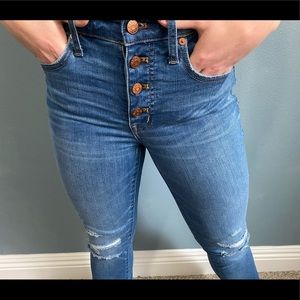 Madewell Demi crop flares NWOT